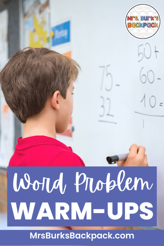 male student solving addition subtraction math