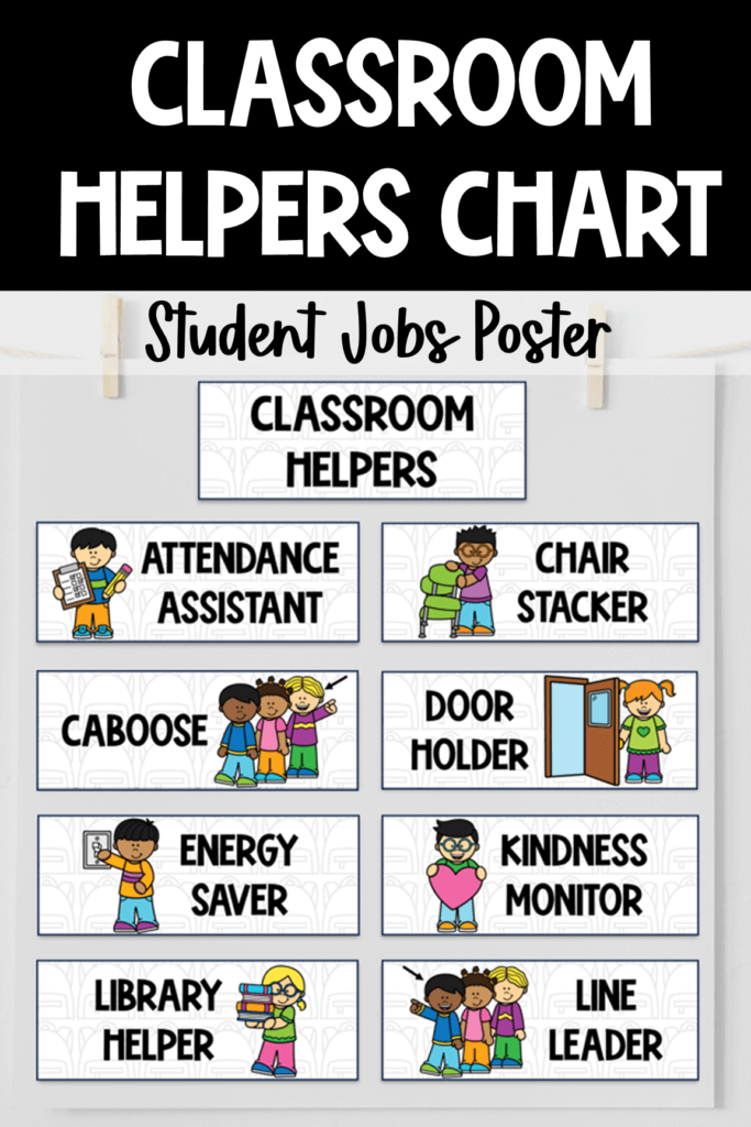 Classroom Jobs Student Helpers Student Jobs Poster