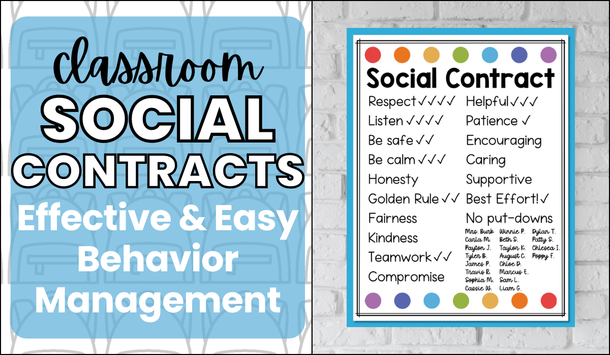 Classroom Social Contracts Effective Behavior Management Blog Featured Image