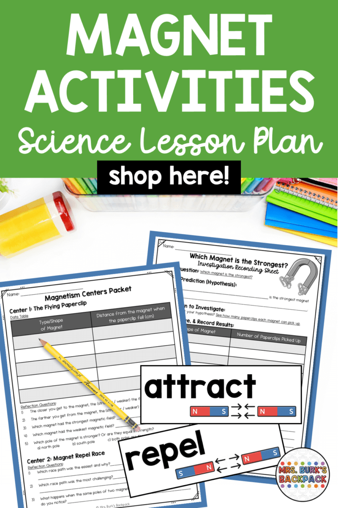 magnet activities science lesson plan