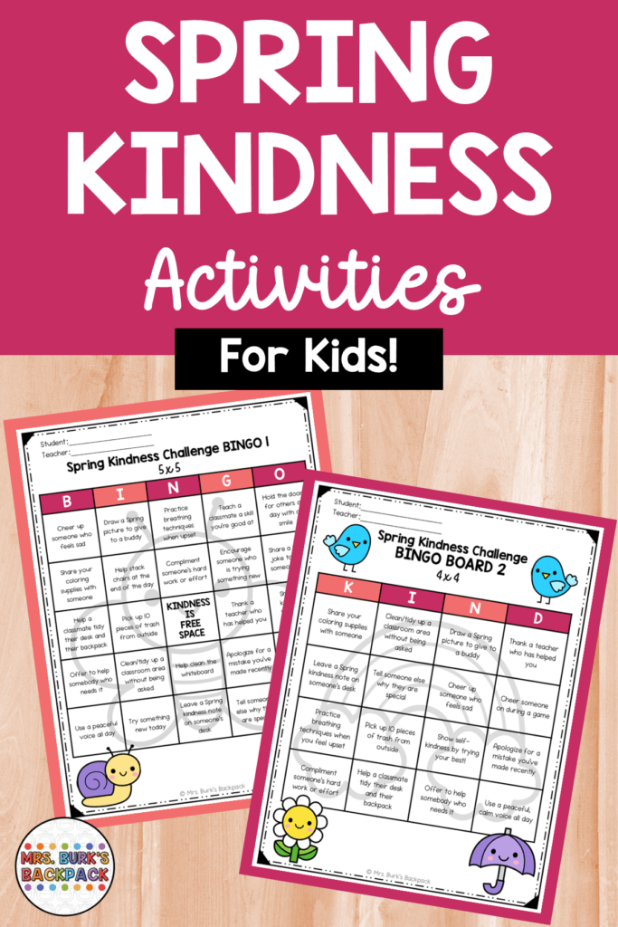 spring kindness activities