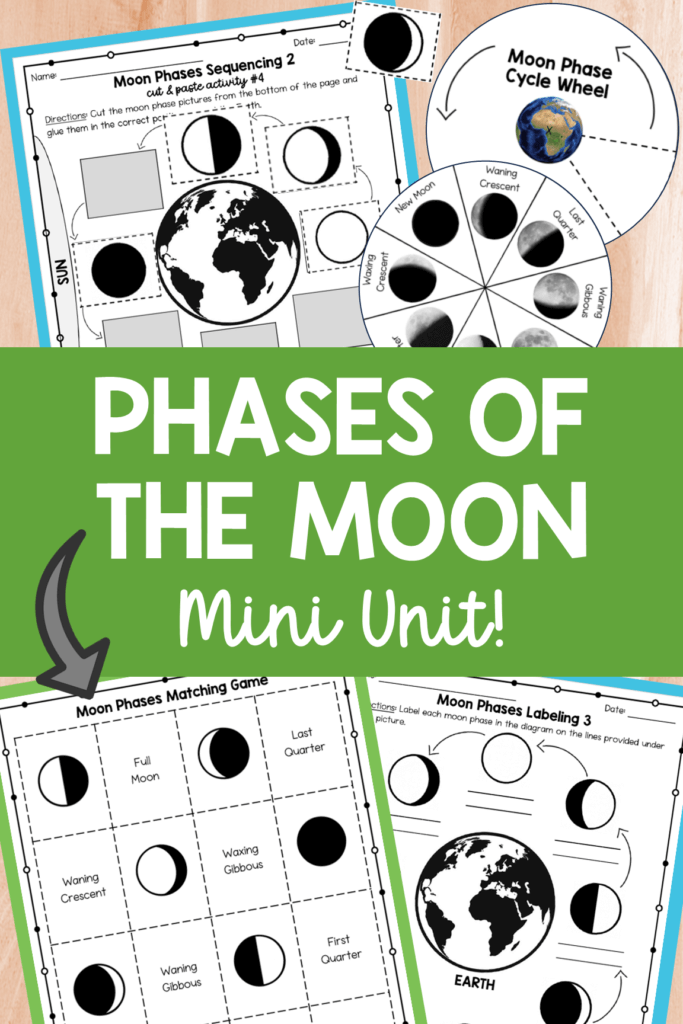 moon phase activities wheel craft