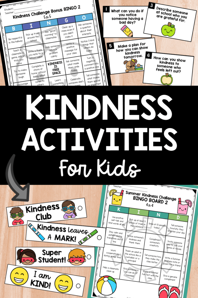 kindness activities for kids reward badges