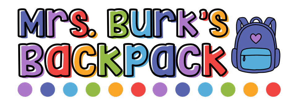 Mrs Burks Backpack logo header